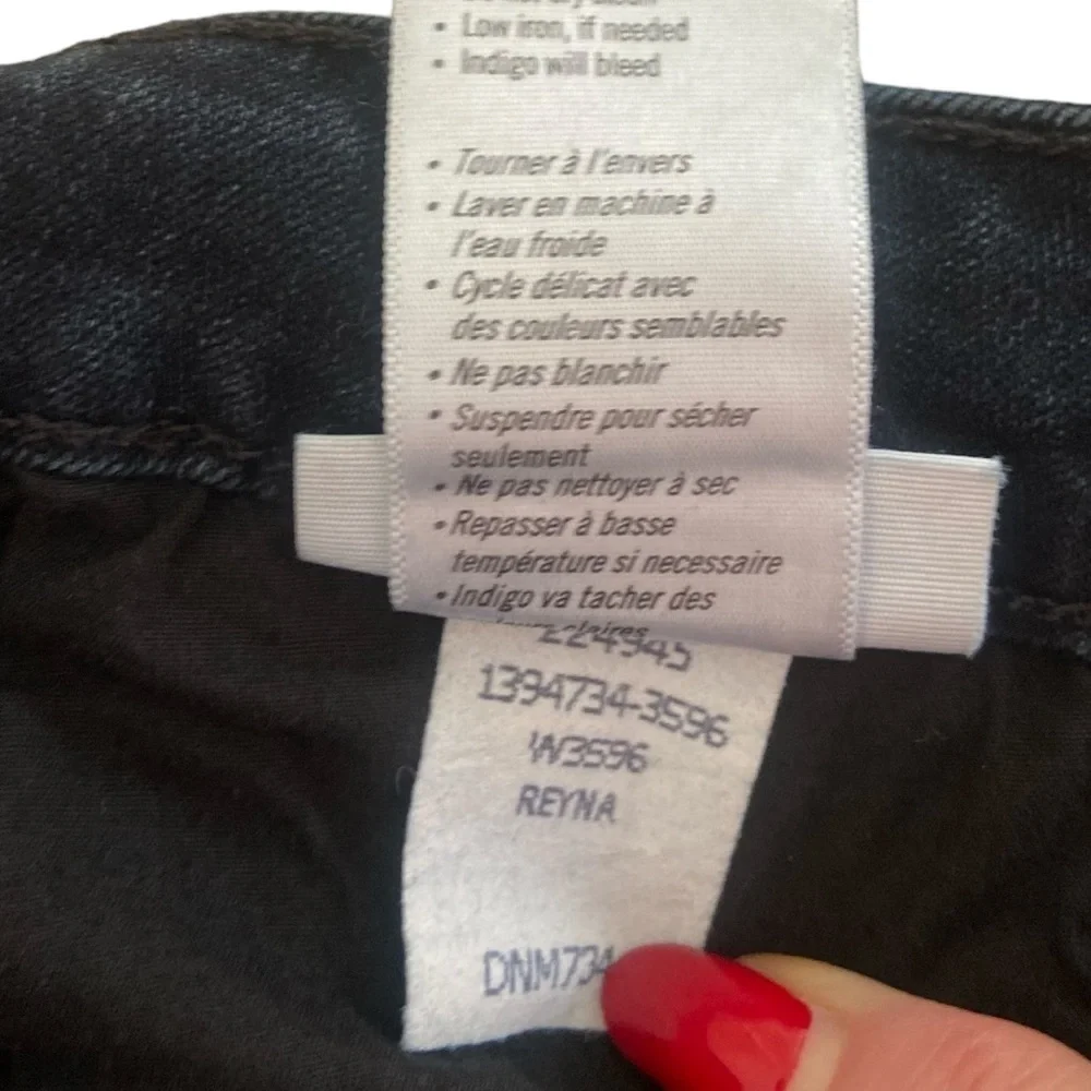 Paige verdugo ultra skinny premium denim jean stretch cotton Reyna size 28
